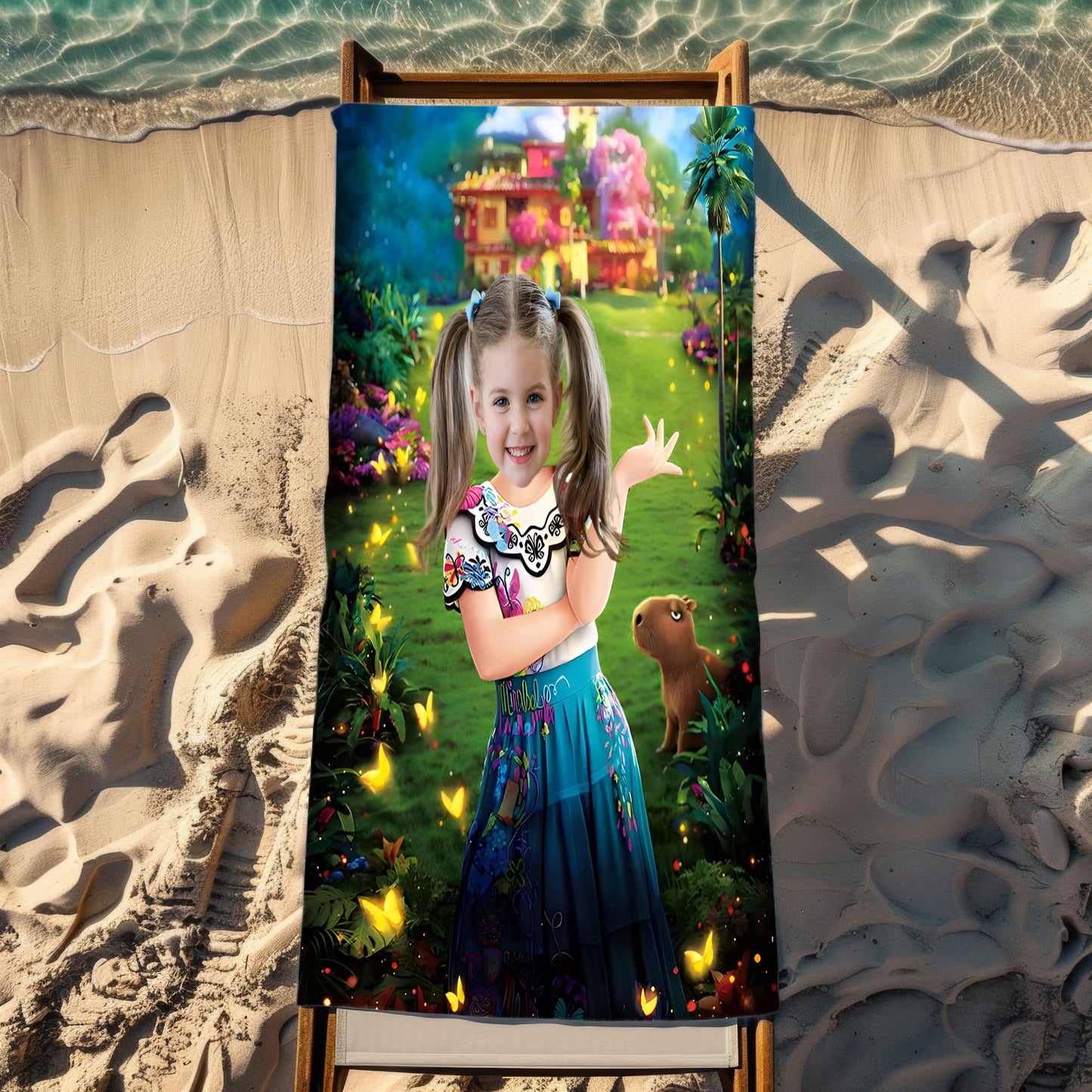 Kişiye Özel Plaj Havlusu Prenses 28