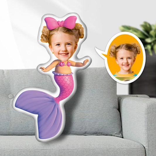 Özel Fotoğraf Yüz Yastık Deniz kızı