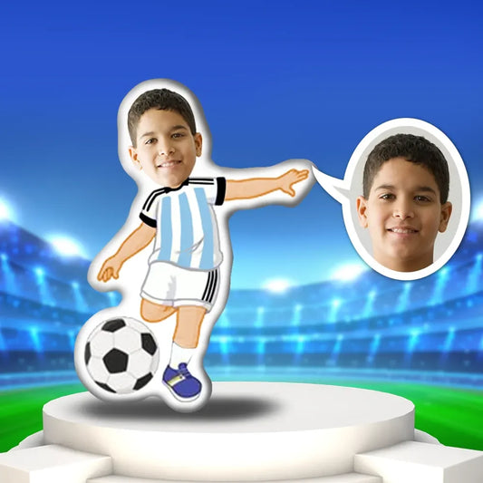 Kişiye Özel Fotoğraflı Yastık Futbolcu 8