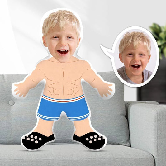 Kişiye Özel Fotoğraflı Yastık Güreşci