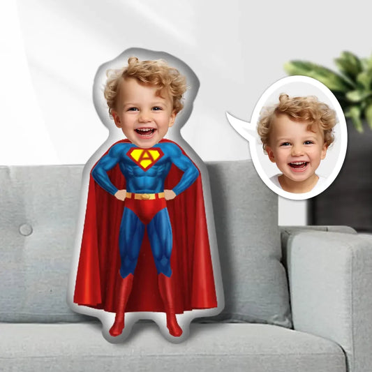Kişiye Özel Fotoğraflı Yastık Süpermen