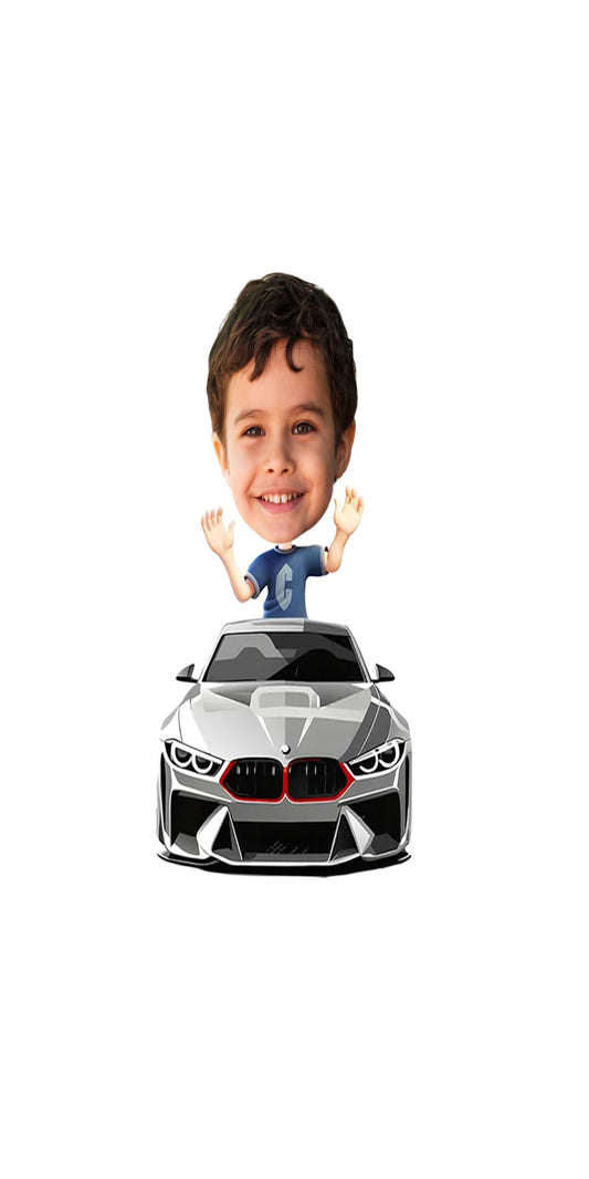 Kişiye Özel Fotoğraflı Yastık Araba 4