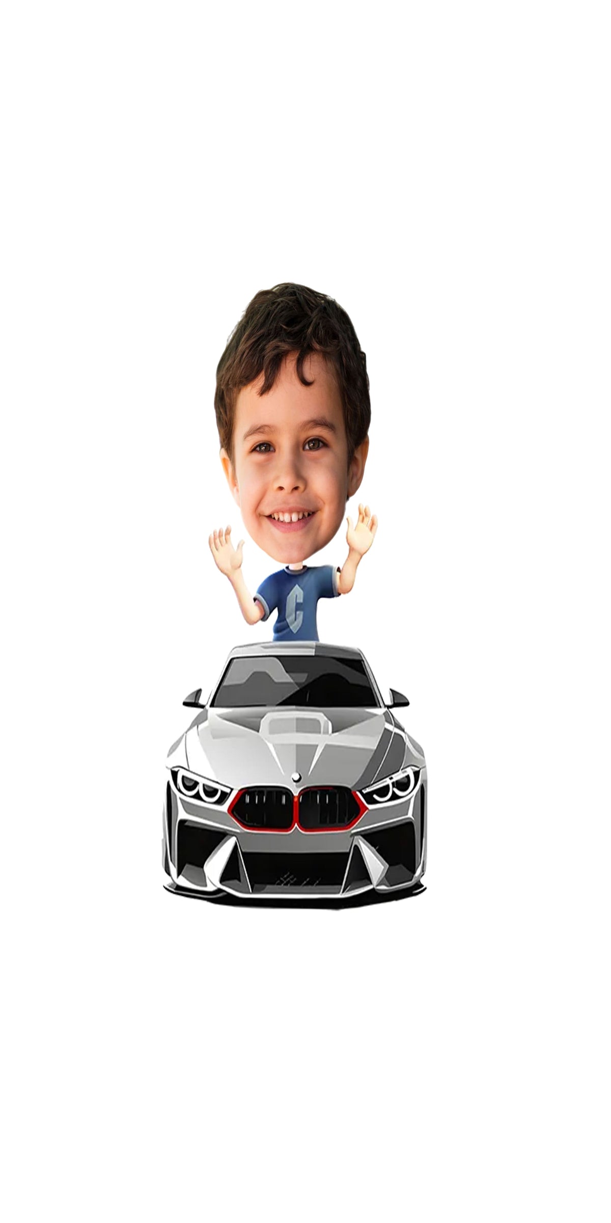 Kişiye Özel Fotoğraflı Yastık Araba 4