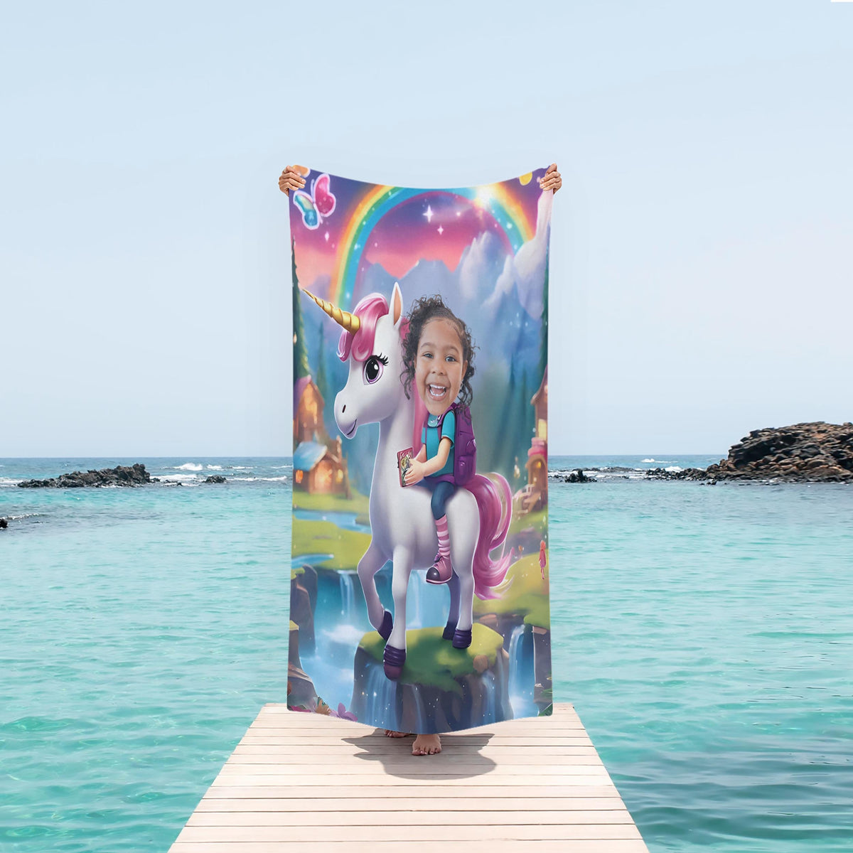 Kişiye Özel Plaj Havlusu Prenses 70
