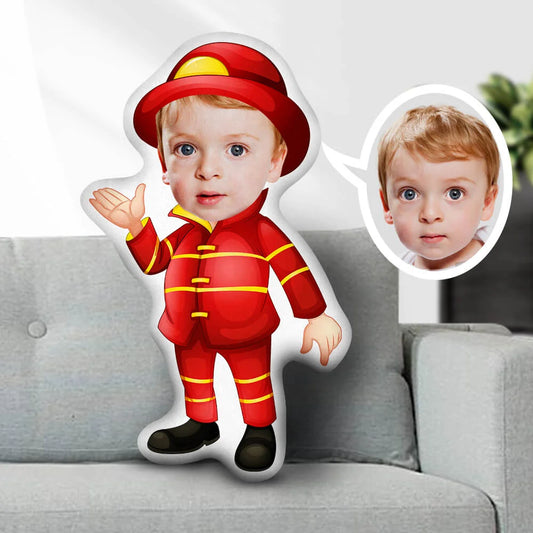 Kişiye Özel Fotoğraflı Yastık İtfaiye Arabası